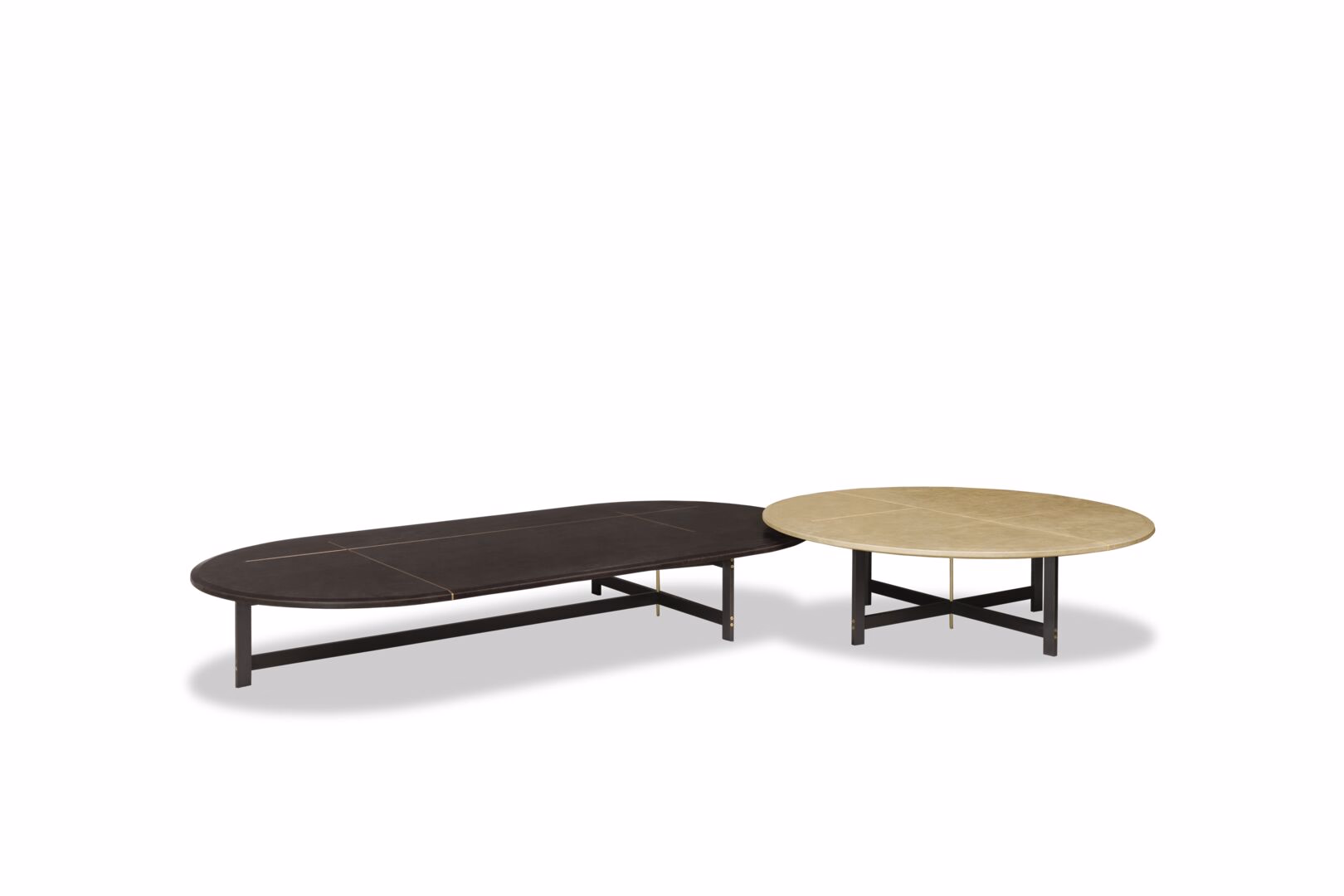 Tables and small tables Placé leather Baxter